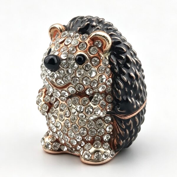 PB2336 Pewter Box Hedgehog 4.5cm H