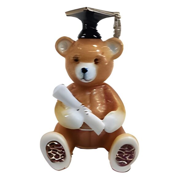 PB2337 Pewter Box Graduate Bear6.5cmH