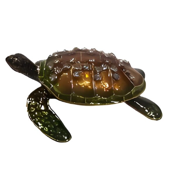 PB2340 Pewter Box Turtle  5.4cm L
