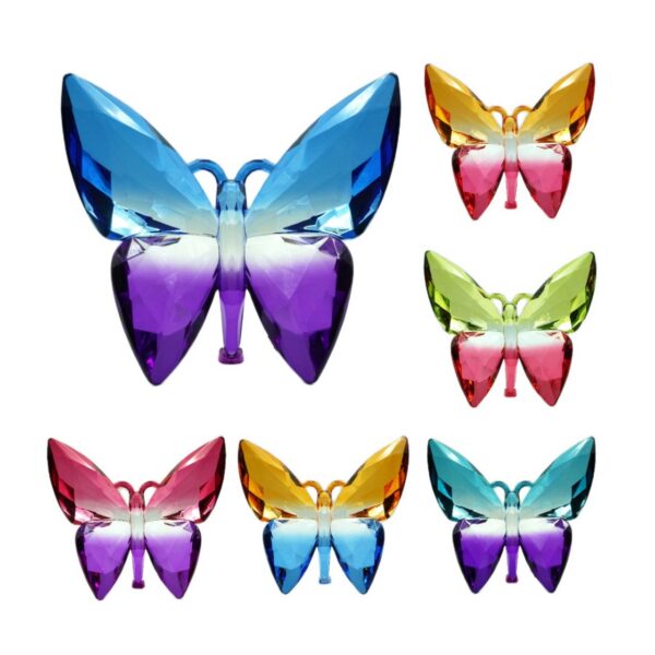 TWO TONE BUTTERFLYS TANDING TABLETOP ORNAMENT 6Asst ACR2514