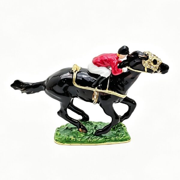 PB2334 Racing horse trinket box 11*3*7cm