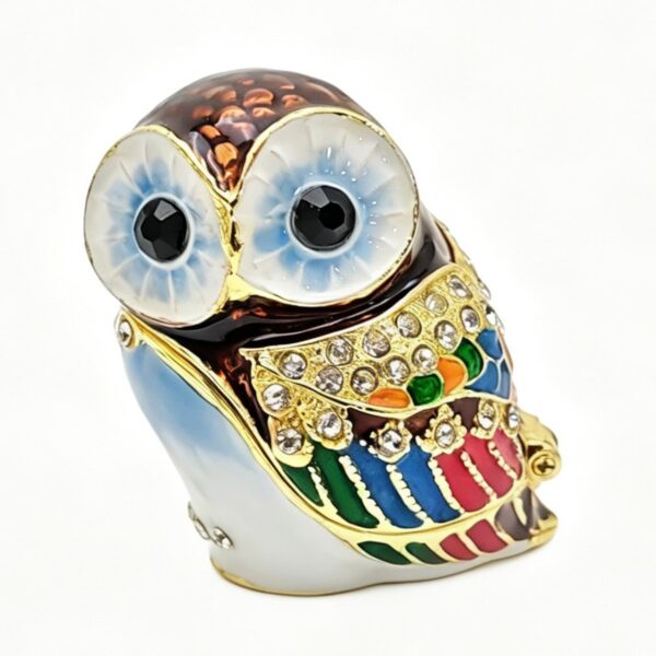 PB2350 Owl Trinket Box-A 3.5*3*4.5cm