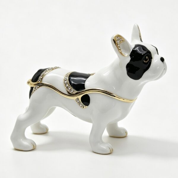 PB2617 Bulldog Trinket Box 9*3.5*6cm
