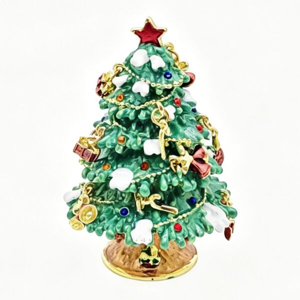 PB2622 Christmas Tree Trinket Box 5*5*7.5 cm